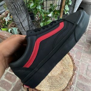 VANS OLD SKOOL | MEN| LEATHER | SNEAKERS | SIZE 7